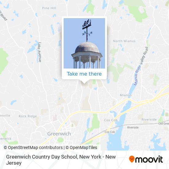 Mapa de Greenwich Country Day School