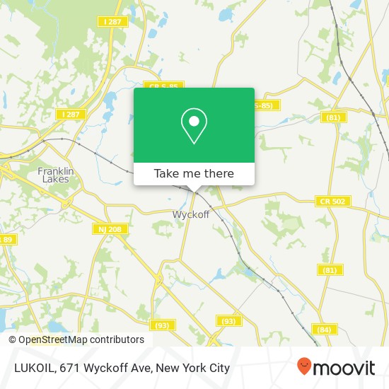 LUKOIL, 671 Wyckoff Ave map