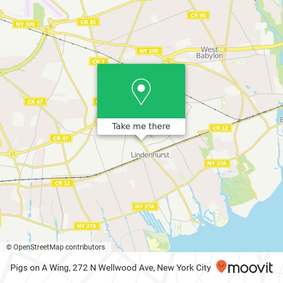 Pigs on A Wing, 272 N Wellwood Ave map