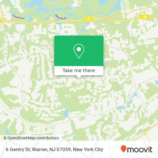 6 Gentry Dr, Warren, NJ 07059 map