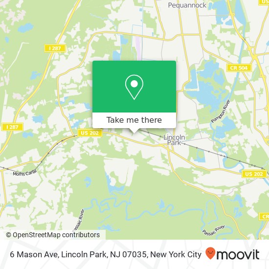 6 Mason Ave, Lincoln Park, NJ 07035 map