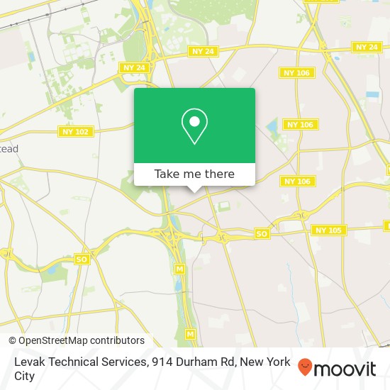 Mapa de Levak Technical Services, 914 Durham Rd