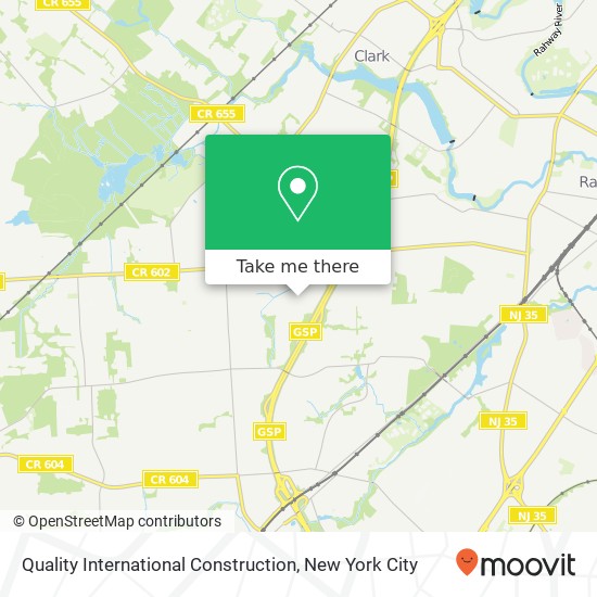 Quality International Construction map