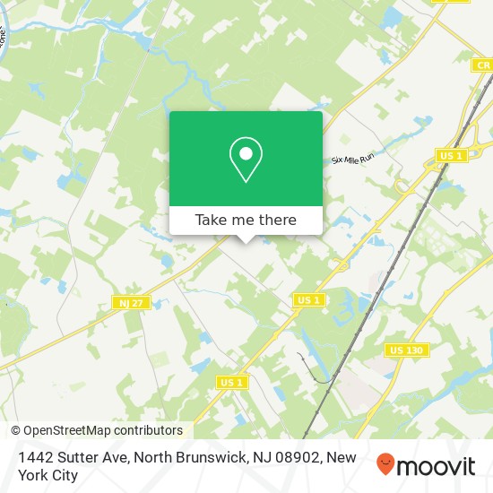 1442 Sutter Ave, North Brunswick, NJ 08902 map