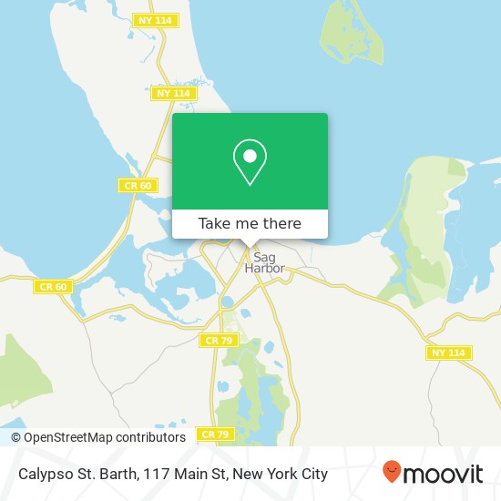 Mapa de Calypso St. Barth, 117 Main St