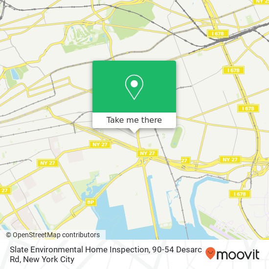 Mapa de Slate Environmental Home Inspection, 90-54 Desarc Rd