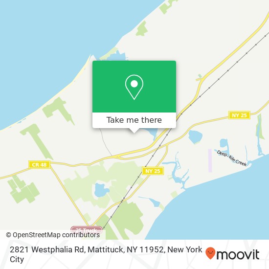 Mapa de 2821 Westphalia Rd, Mattituck, NY 11952