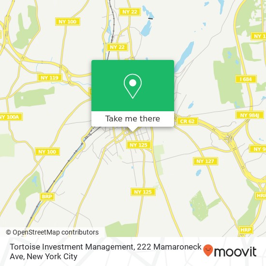 Tortoise Investment Management, 222 Mamaroneck Ave map