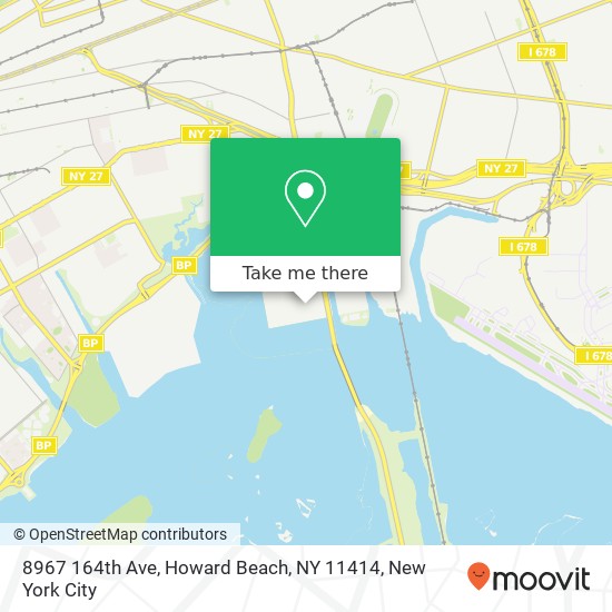 Mapa de 8967 164th Ave, Howard Beach, NY 11414