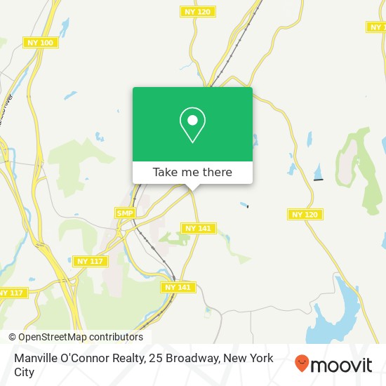 Mapa de Manville O'Connor Realty, 25 Broadway