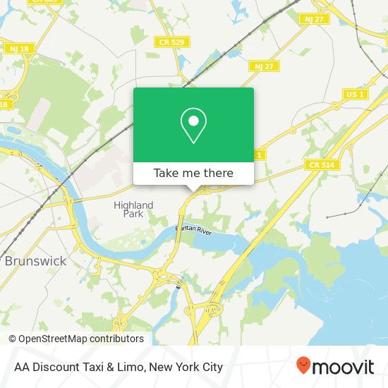 AA Discount Taxi & Limo map