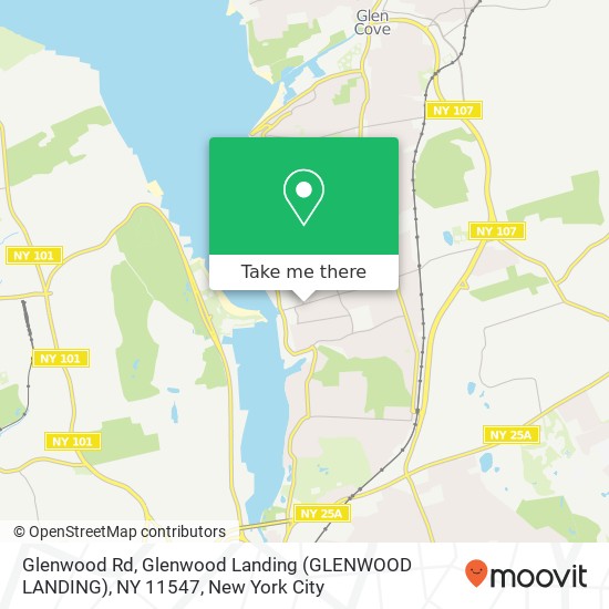 Glenwood Rd, Glenwood Landing (GLENWOOD LANDING), NY 11547 map