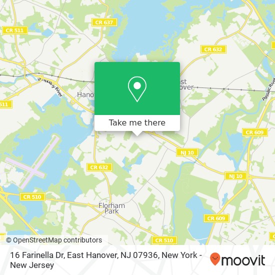 16 Farinella Dr, East Hanover, NJ 07936 map