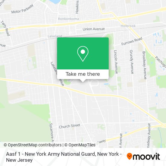 Aasf 1 - New York Army National Guard map