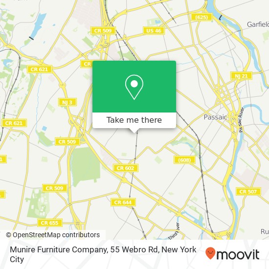 Mapa de Munire Furniture Company, 55 Webro Rd