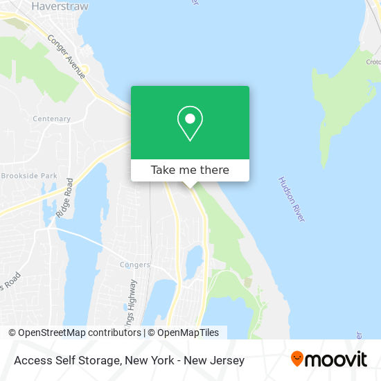 Access Self Storage map