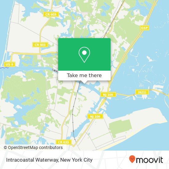 Intracoastal Waterway map