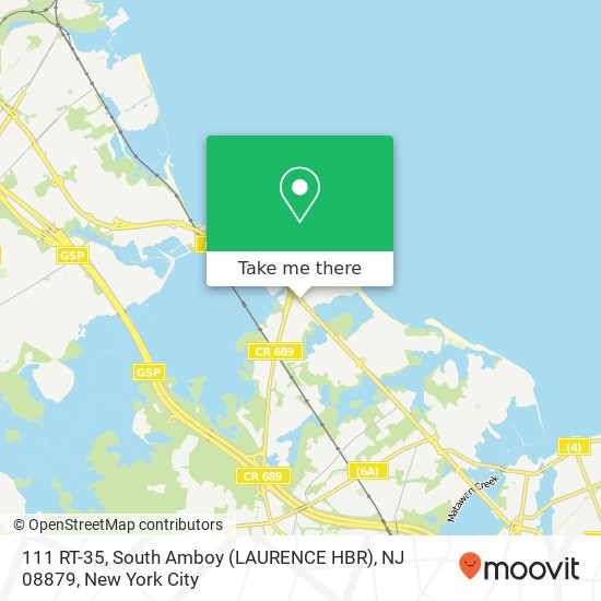 111 RT-35, South Amboy (LAURENCE HBR), NJ 08879 map