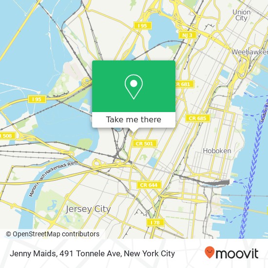 Jenny Maids, 491 Tonnele Ave map