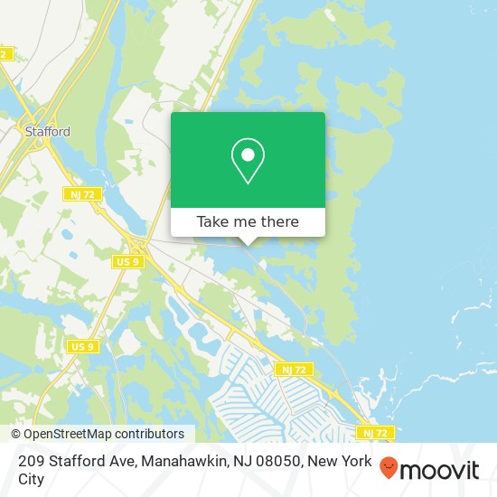 209 Stafford Ave, Manahawkin, NJ 08050 map