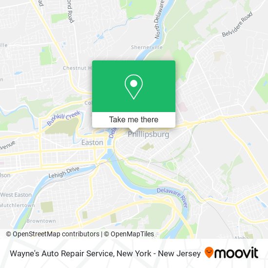 Wayne's Auto Repair Service map