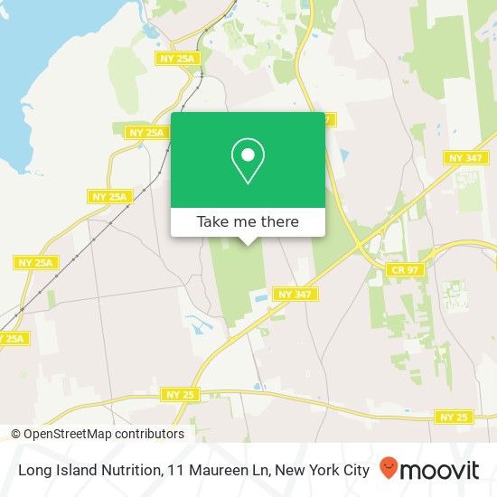 Mapa de Long Island Nutrition, 11 Maureen Ln