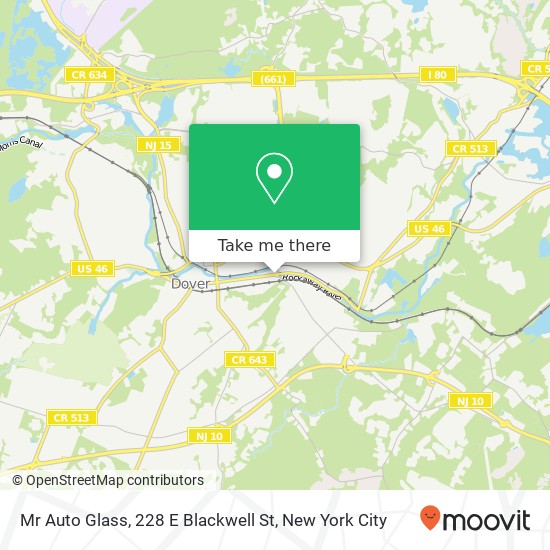 Mapa de Mr Auto Glass, 228 E Blackwell St