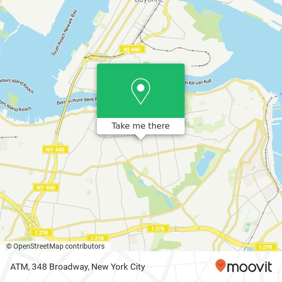 Mapa de ATM, 348 Broadway