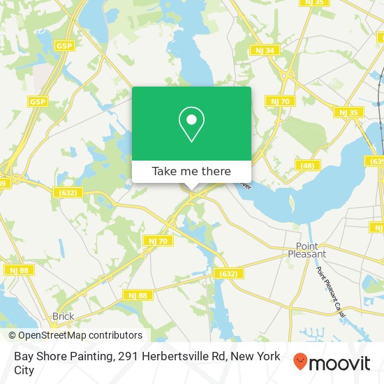 Bay Shore Painting, 291 Herbertsville Rd map