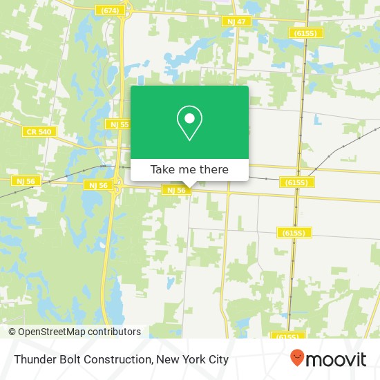 Thunder Bolt Construction map