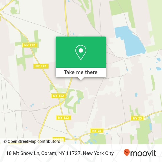 18 Mt Snow Ln, Coram, NY 11727 map