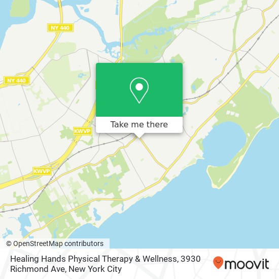 Mapa de Healing Hands Physical Therapy & Wellness, 3930 Richmond Ave