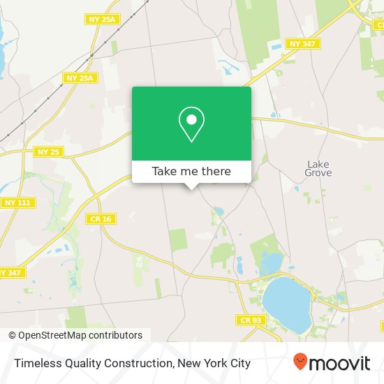 Timeless Quality Construction map