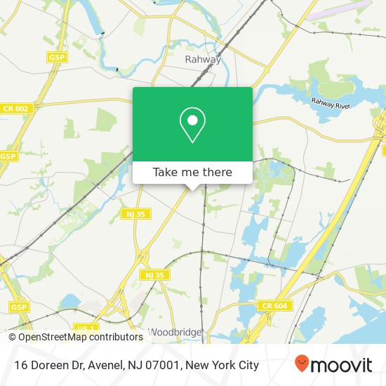 16 Doreen Dr, Avenel, NJ 07001 map