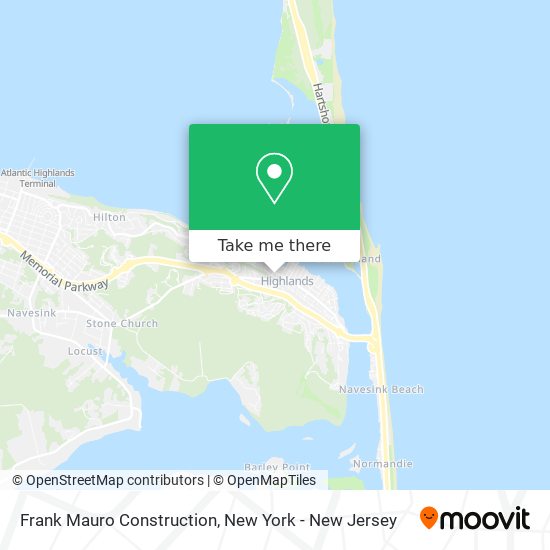 Frank Mauro Construction map