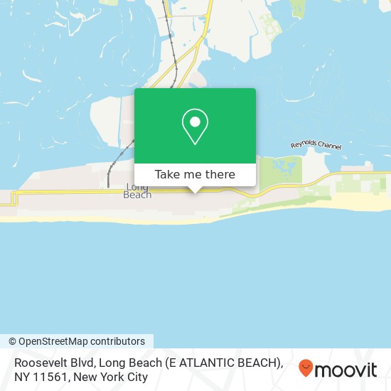 Roosevelt Blvd, Long Beach (E ATLANTIC BEACH), NY 11561 map