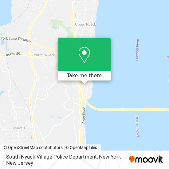 South Nyack Village Police Department map