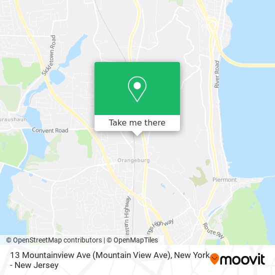 Mapa de 13 Mountainview Ave (Mountain View Ave)