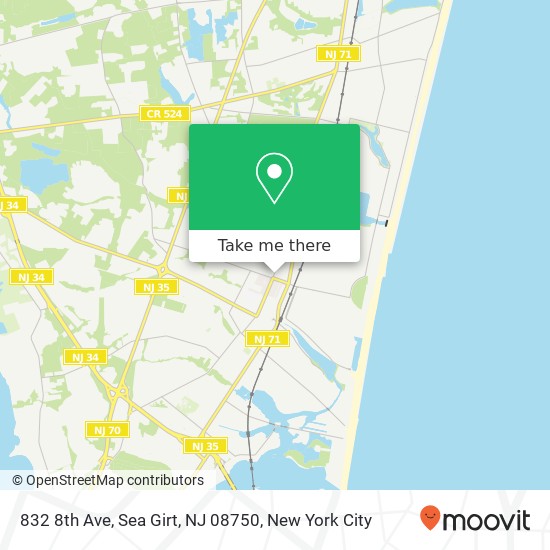 832 8th Ave, Sea Girt, NJ 08750 map