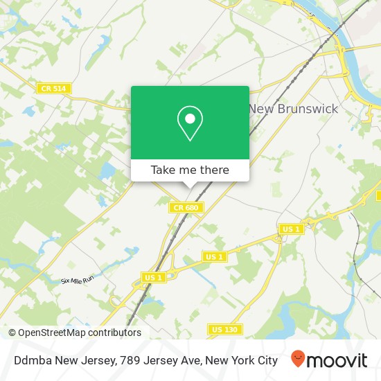 Ddmba New Jersey, 789 Jersey Ave map