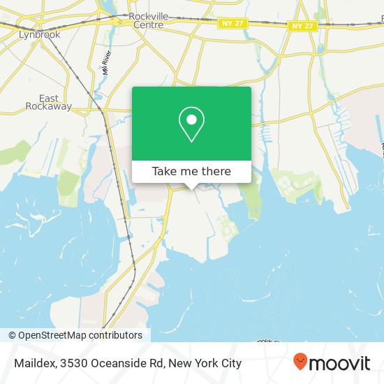 Mapa de Maildex, 3530 Oceanside Rd