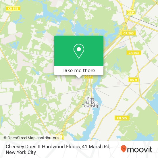 Mapa de Cheesey Does It Hardwood Floors, 41 Marsh Rd