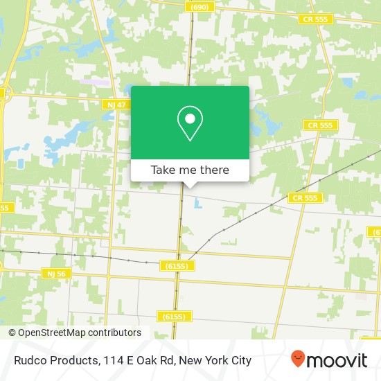 Rudco Products, 114 E Oak Rd map