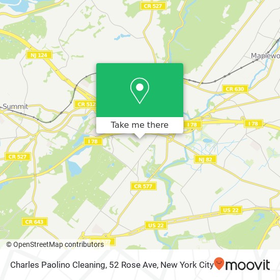 Charles Paolino Cleaning, 52 Rose Ave map