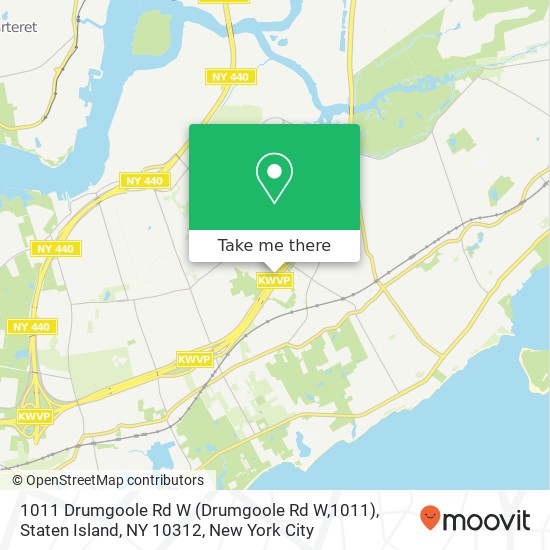 1011 Drumgoole Rd W (Drumgoole Rd W,1011), Staten Island, NY 10312 map