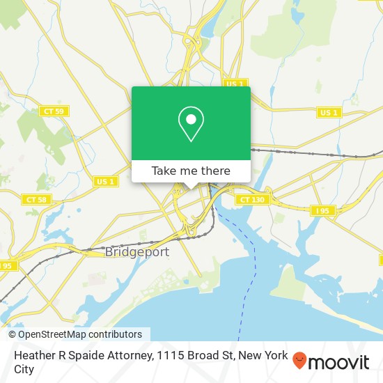 Heather R Spaide Attorney, 1115 Broad St map