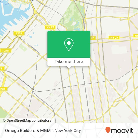 Mapa de Omega Builders & MGMT