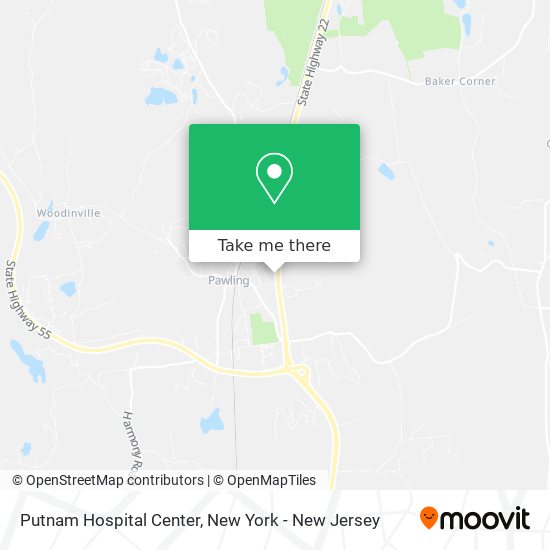 Mapa de Putnam Hospital Center