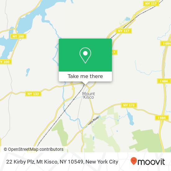 Mapa de 22 Kirby Plz, Mt Kisco, NY 10549