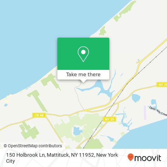 Mapa de 150 Holbrook Ln, Mattituck, NY 11952